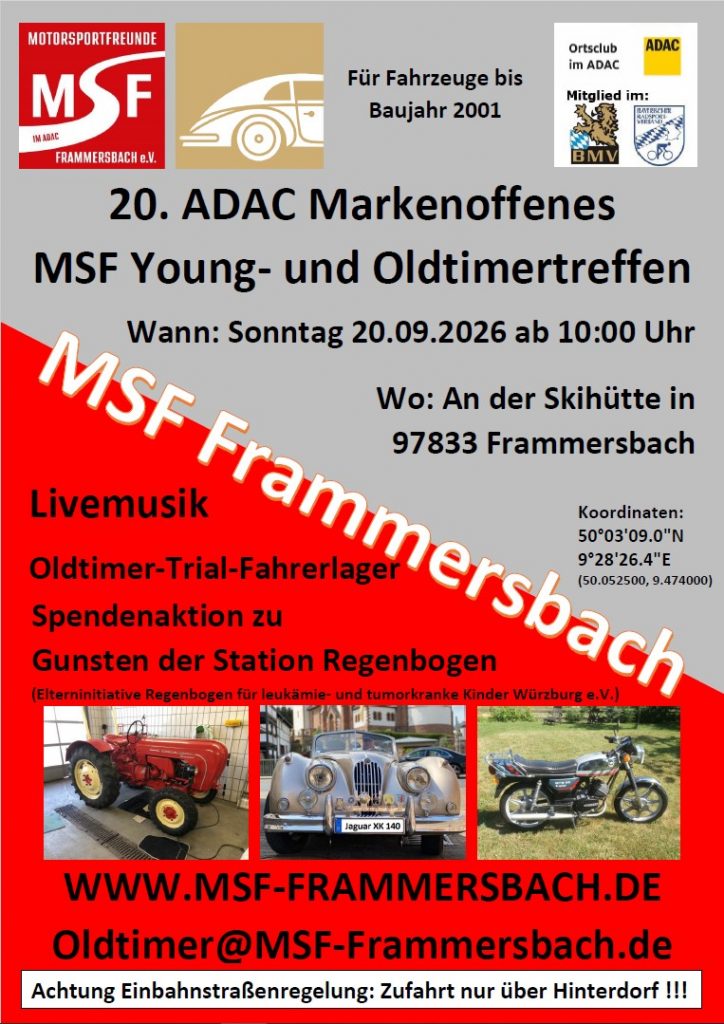 MSF Young- und Oldtimertreffen am 20.09.2026